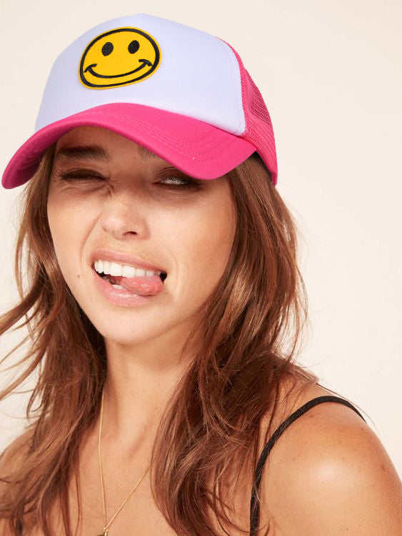 A delightful smiley cap design! !