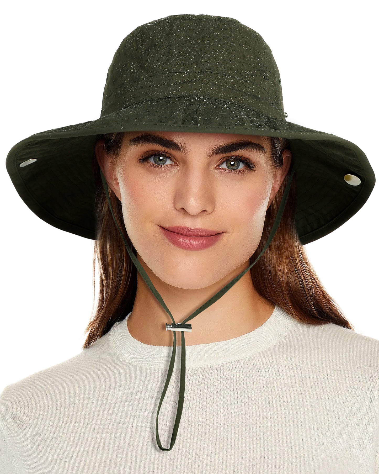 Waterproof Sun Bucket Hat Wide Brim