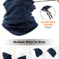 Winter Fleece Lined Beanie Hat Scarf for Men Women