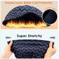 Reversible Striped Pattern Warm Fleece Lined Beanie Hats