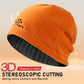 Reversible Warm Fleece Lined Beanie Hats