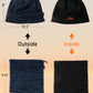 Winter Fleece Lined Beanie Hat Scarf for Men Women