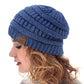 Silky Knitted Satin Lined Beanie Hats