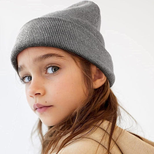 Toddler Winter Cuffed Knit Beanie Hats