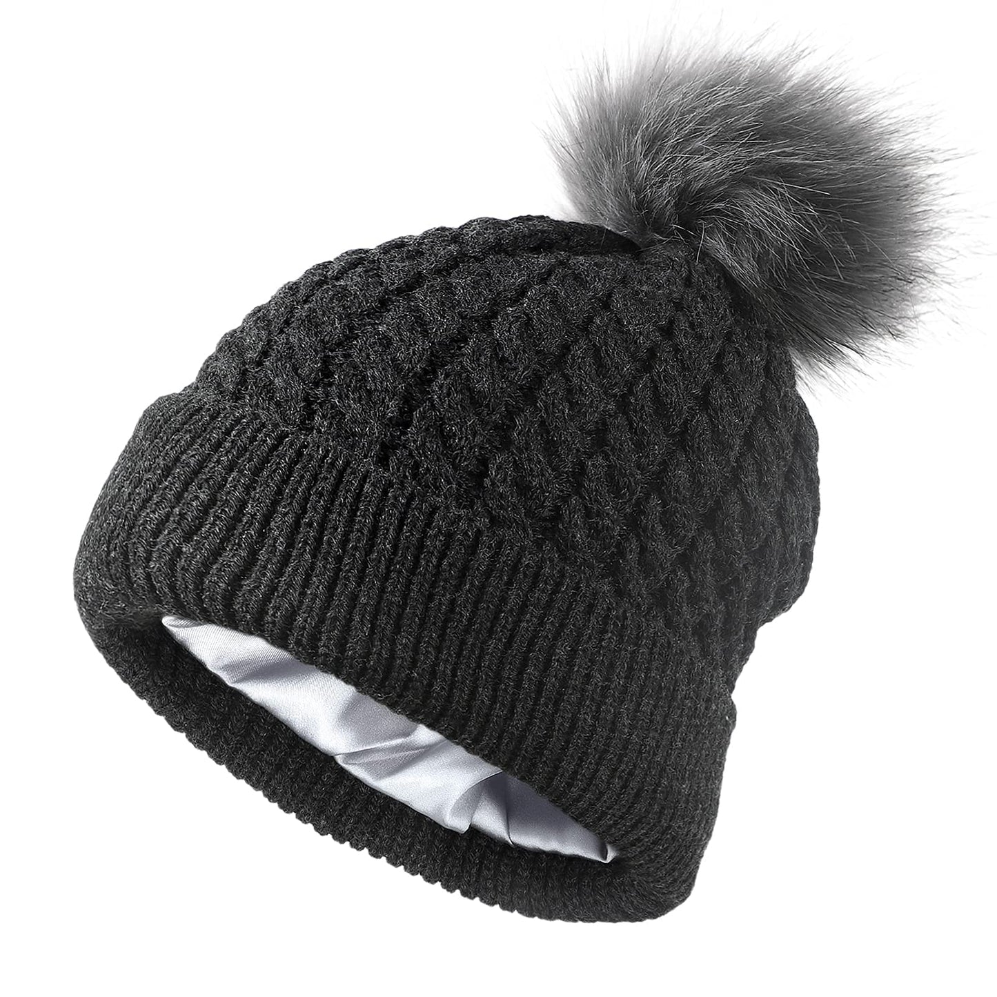 Lvaiz Satin Lined Cuffed Beanie