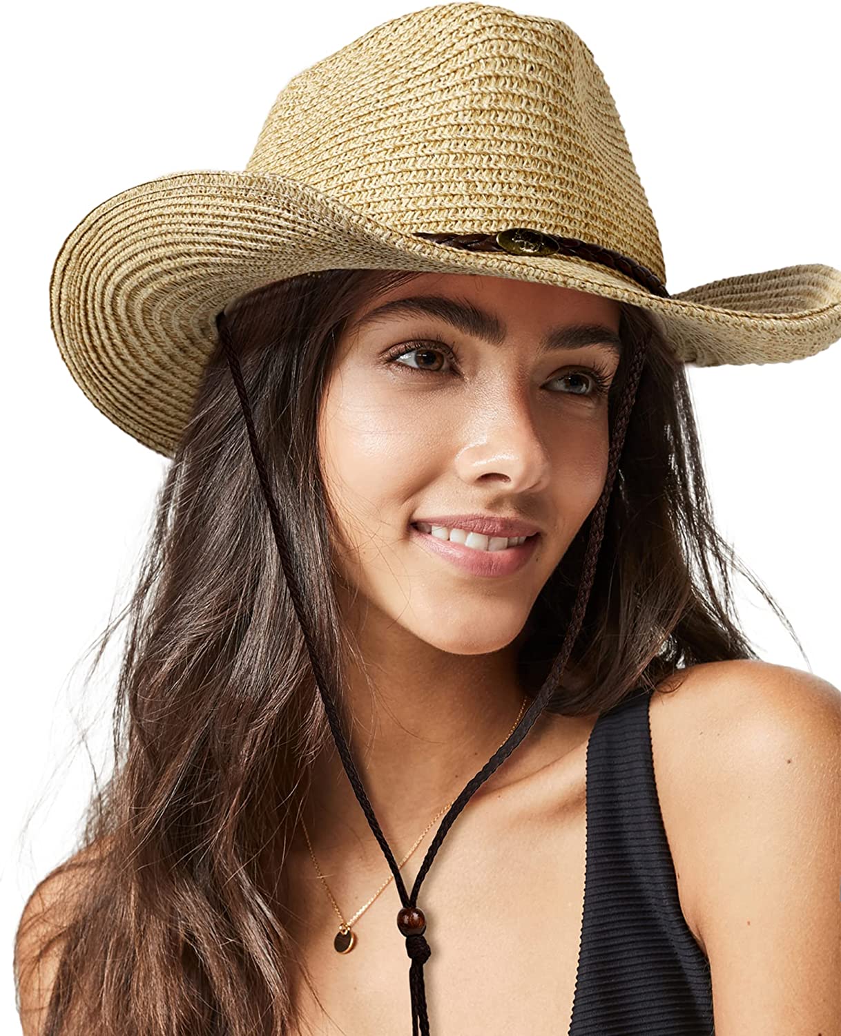 Cowboys Unisex Fisherman Sun Gardening Straw Hat -   Denmark