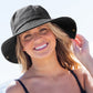 Wide Brim Cotton Bucket Sun Hat