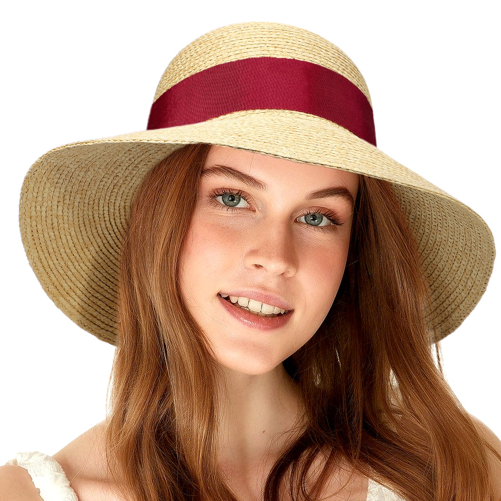 Sun Hats for Women Uv Protection Straw Espadrille Travel Hat Women 2023  Packable Wide Brim Fishing Beach Sun Visor at  Women's Clothing store