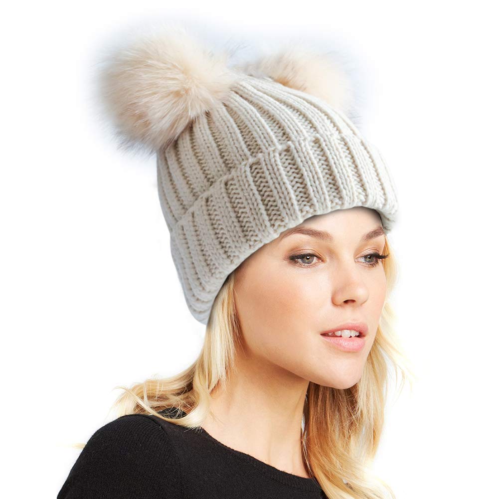 Double bobble hat womens deals